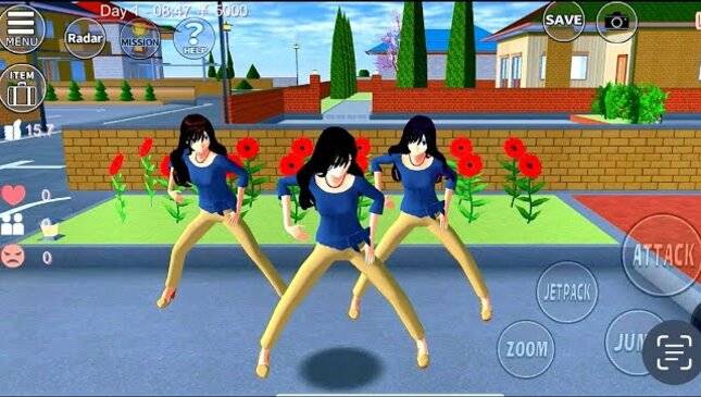 Cara Bikin Video Sakura School Simulator untuk TikTok