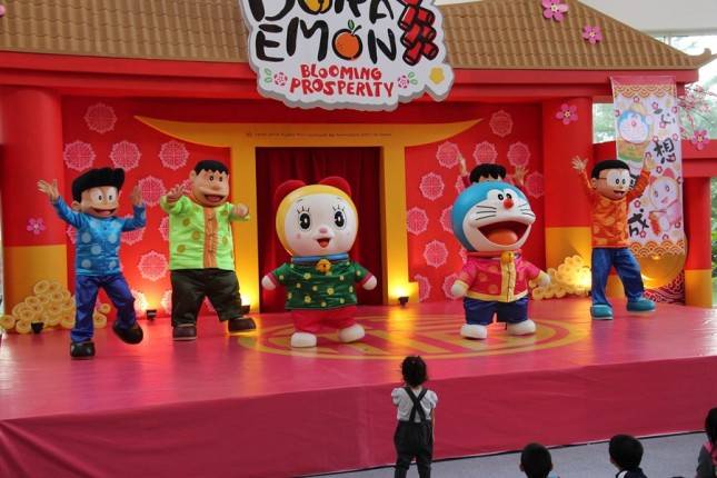 Sambut Imlek, Summarecon Mal Bekasi Hadirkan Pertunjukan Doraemon