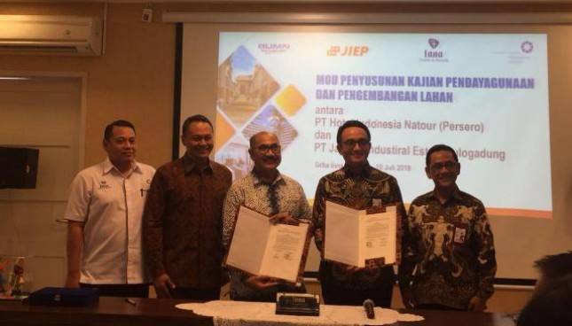 Kolaborasi PT JIEP  dan PT Hotel Indonesia Natour Bangun Hotel di Kawasan Industri