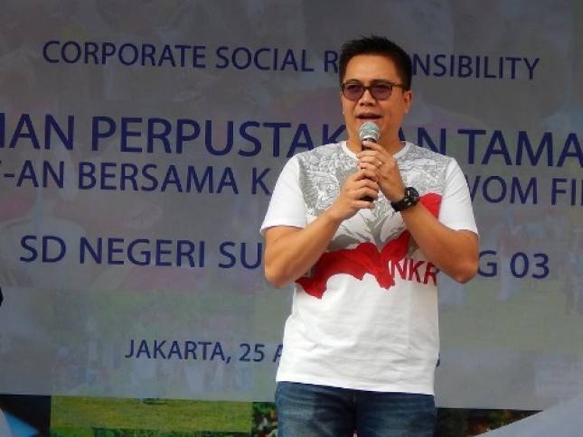 WOM Finance Resmikan Perpustakaan dan Taman Baca di Sunter Agung