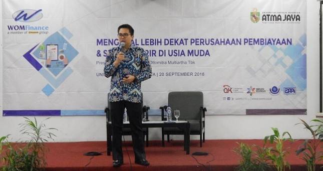 WOM Finance Selenggarakan Seminar Literasi Keuangan di Unika Atmajaya 