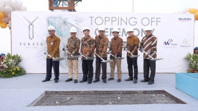Topping Off Tepat Waktu, Yukata Suites Serah Terima 2019