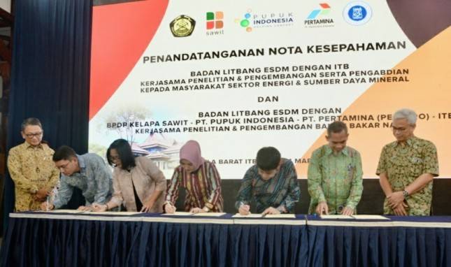 Bangun Pabrik Industri Bahan Bakar Nabati, Menteri ESDM Kawinkan Balitbang ESDM, BPDPKS,  PT Pupuk Indonesia, PT Pertamina, dan ITB