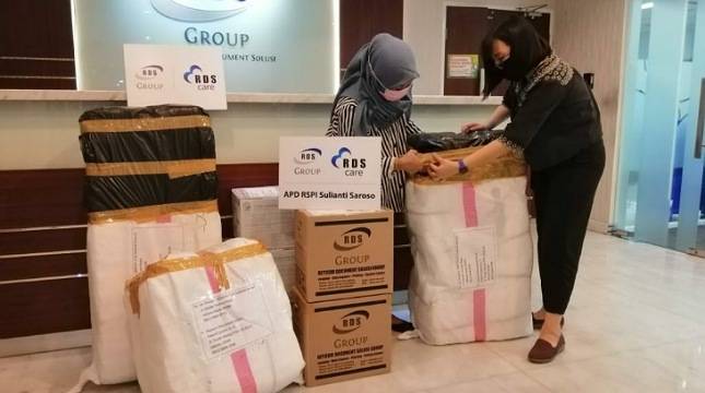 Dukung Tenaga Medis Perangi Covid-19, RDS Group Salurkan 1.000 APD ke Rumah Sakit Rujukan Pemerintah