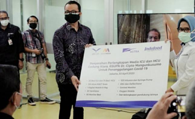 CT Corps, Astra dan Indofood Berikan Bantuan Alkes Canggih ICU dan HCU untuk RSCM