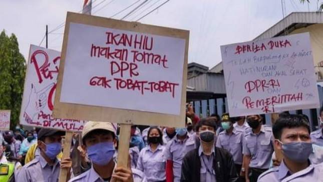Senin, Puluhan Ribu Massa Buruh akan Unras di Istana dan MK
