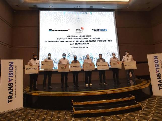 Telkom Sediakan Layanan TV Digital untuk Freeport Indonesia