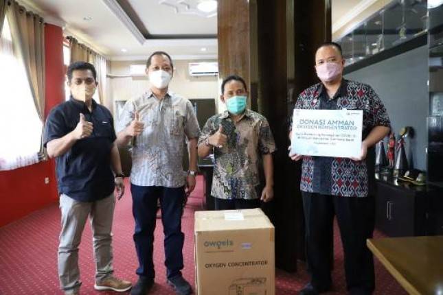 AMMAN Salurkan Bantuan 100 Oksigen Konsentrator  di NTB