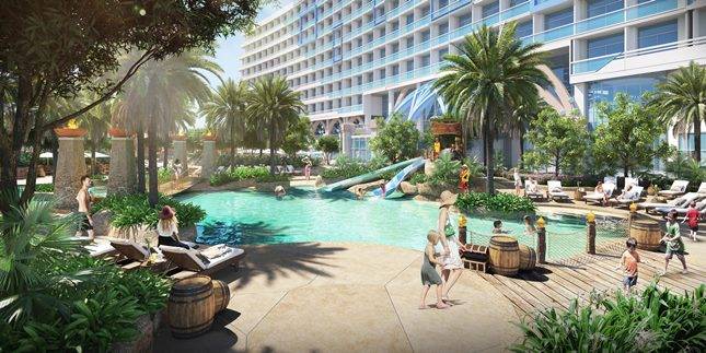 Centara Mirage Beach Resort Dubai, Resor Bertema Keluarga Centara Mirage  di Timur Tengah