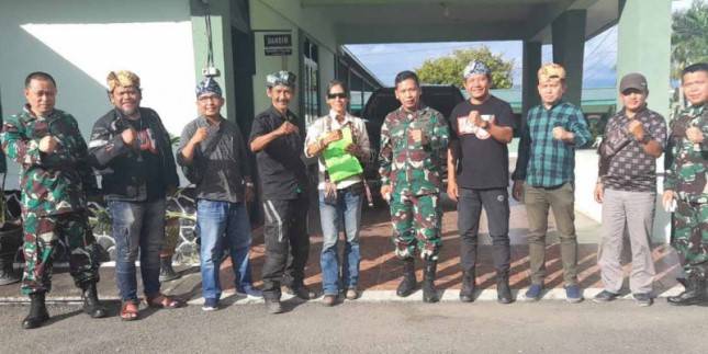 Tim JKW-PWI Kunjungi Kodim 0417 Kerinci Jambi