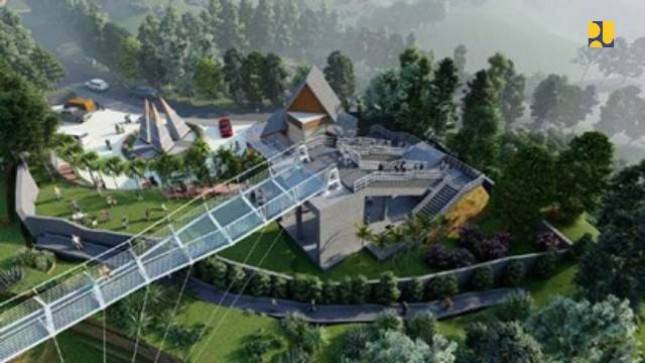 Kementerian PUPR Matangkan Pembangunan Jembatan Kaca dan Penataan Seruni Point