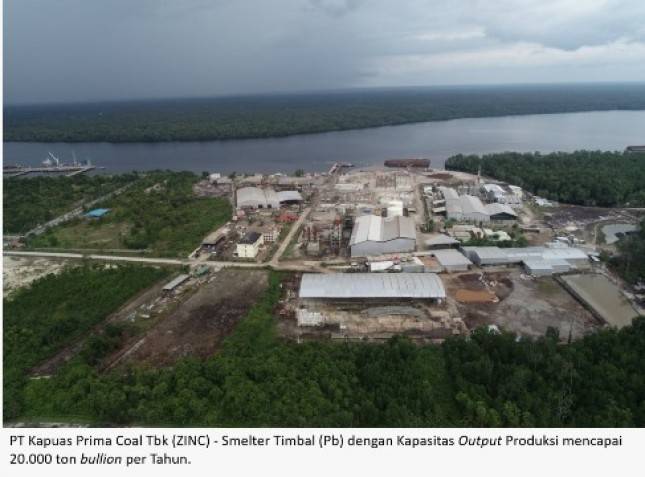 ZINC Segera Operasikan Smelter Timbal Pertama di Indonesia Akhir 2021
