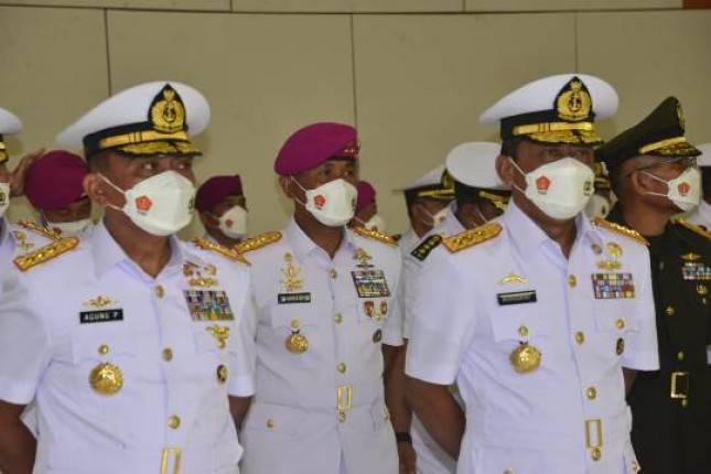 Dankormar Mayjen (Mar) Suhartono Hadiri Upacara Pendidikan Regular SESKOAL
