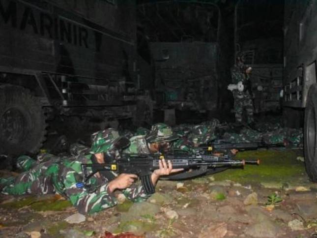Prajurit Batalyon Infanteri 2 Marinir Laksanakan Operasi Lanjutan Hancurkan Musuh
