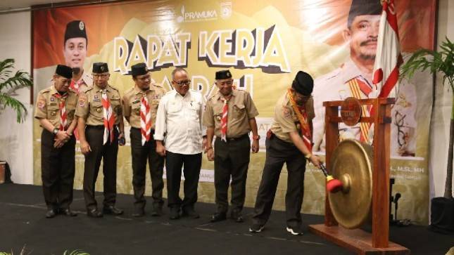 Mentan Syahrul Mengajak Generasi Muda Pramuka Agar Pertanian Naik Kelas