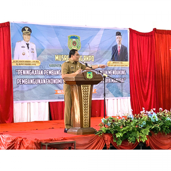PJ Bupati Edy Junaedi Dorong Realisasi Padang Lawas Bercahaya Pada Musrenbang RKPD 2025