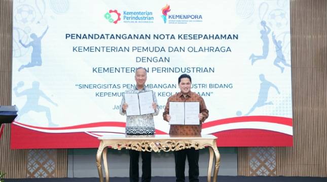 Kemenperin&ndash;Kemenpora Satukan Langkah Perkuat Industri Olahraga Nasional