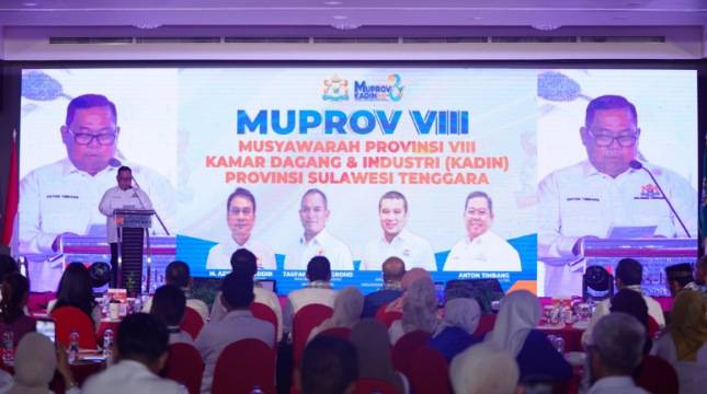 Muprov VIII Kadin Sultra, Anton Timbang Tegaskan Komitmen Hilirisasi Aspal Buton