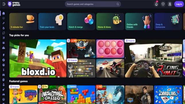 CrazyGames: Bloxd.io Capai 1 Juta Suara Pemain Juni 2026