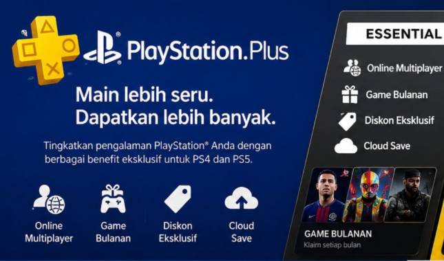 Harga PlayStation Plus Essential Melonjak, Simak Detailnya Sekarang