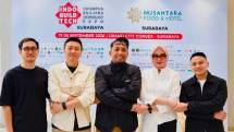 Konferensi pers IndoBuildTech Expo Surabaya 2026