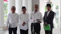 (Foto: bakomri/AI) Rapat terbatas pengkajian rancana kuliah gratis di Perguruan Tinggi Negeri