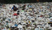 Ilustrasi sampah plastik