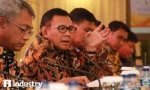 Dirut Bank BNI Achmad Baiquni (Foto Rizki Meirino)