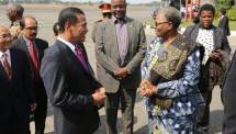 Menteri Pertanian Andi Amran Sulaiman dan Presiden Namibia 