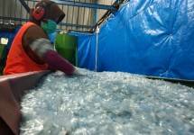 Industri daur ulang sampah plastik (Foto: Ridwan/Industry.co.id)