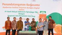 Bank BRI Agro bekerja sama dengan Koperasi Jasa Karyawan Lion Group terkait penyaluran Kredit Multiguna berbasis digital. 