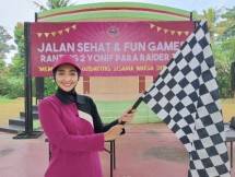 FOTO : Lia Vicky Heru Harsanto, Ketua Persit Kartika Chandra Kirana, Infanteri Para Raider 328.