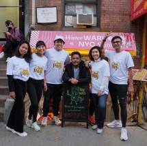 Penampakan Warkop NYC yang bersama Mie Jiwa Pagi menggelar Carbo Loading di New York Marathon 2022. (Foto: Humas PT Kobe Boga Utama)
