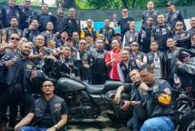 Terima Para Bikers HDCI,Ketum IMI Ajak Komunitas Otomotif Bantu Pulihkan Perekonomian Bang