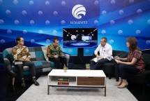 dialog Forum Merdeka Barat 9 bertajuk &lsquo;Satu Sistem Informasi Tutup Ruang Korupsi&rsquo;, Senin (28/7).