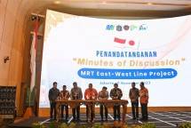  Indonesia dan JICA Tandatangani Risalah Pembahasan Penilaian Proyek Pembangunan MRT Koridor Timur &ndash; Barat Fase 1 Tahap 1