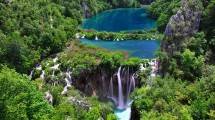 Danau Plitvice di kota Plitvice, Kroasia (Ist)