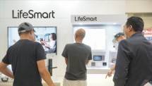 Booth Lifesmart dan JBL Professional di Indonesia Building Technology Expo 2024.