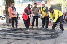 PT JIP dan Dinas Bina Marga Provinsi DKI Jakarta Kembali Relokasi Kabel Udara di Daerah Jakarta Selatan