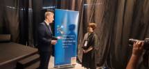 Thomas Franken, Direktur K, Portfolio Plastics & Rubber, Messe D&uuml;sseldorf GmbH dan Rini Sumardi Direktur Wakeni (wahana kemala niaga)