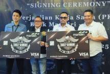  Bank Mandiri Jalin Kemitraan dengan Harley Davidson Club Indonesia