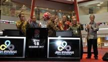 PT Asuransi Jiwa Syariah Jasa Mitra Abadi (dengan kode saham JMAS- red) menggelar aksi korporasi berupa penawaran umum perdana saham atau initial public offering (IPO), di Bursa Efek Indonesia (BEI), Senin (18/12/2017).
